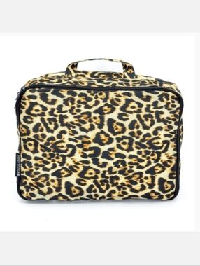 MYTAGALONGS Leopard Print Clean/Dirty Travel Gym Bag ~ NWT